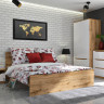 Фото шкафа NUIS SZF4D BRW –комплект мебели для спальни