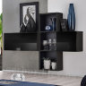 Фото мебели для гостиной BLOX BXS1 ZZ ASM MEBLE черный / черный глянец