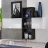 Фото мебели для гостиной BLOX BXS1 WS ASM MEBLE белый + черный / белый глянец