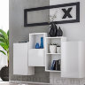 Фото мебели для гостиной BLOX BXS3 WW ASM MEBLE белый / белый глянец 