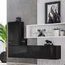 Фото мебели для гостиной BLOX SB IV ZW ASM MEBLE черный + белый / черный глянец