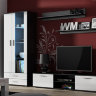 Фото комплекта мебели для гостиной SOHO 8 CAMA MEBLE черный / белый глянец