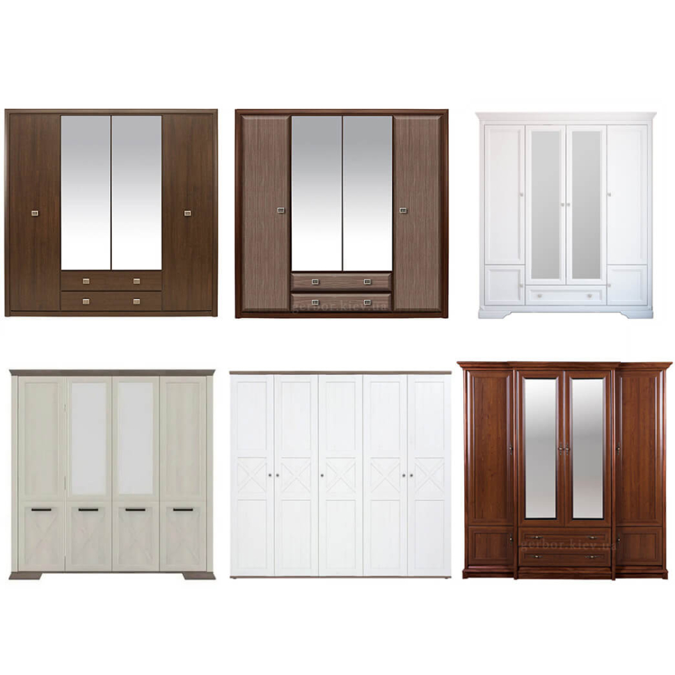 Порівняння шаф ГЕРБОР: Тіна, Соната, Клео, Марсель чи Коен – яку обрати?