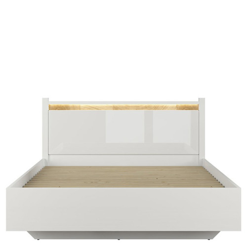 Фото кровати ALAMEDA LOZ/160/A BRW - вид спереди