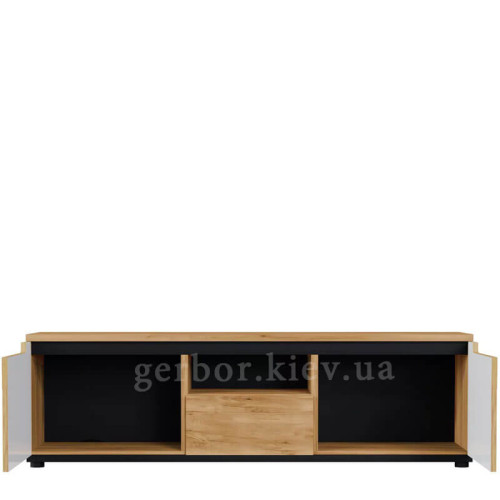 Фото гостиной PRISCO BOGFRAN – наполнение тумбы под телевизор