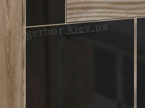 Фото їдальні G-TE LIVEO BOGFRAN – фасади чорний глянець