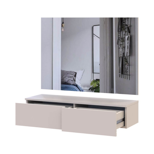 ЛЕВІЯ Комплект туалетний столик + дзеркало ДОРОС (DOROS)