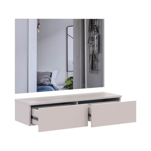 ЛЕВІЯ Комплект туалетний столик + дзеркало ДОРОС (DOROS)