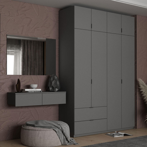 ЛЕВІЯ Комплект туалетний столик + дзеркало ДОРОС (DOROS)