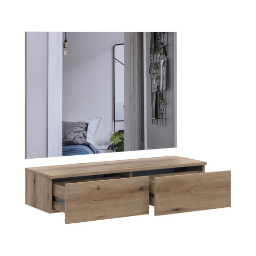 ЛЕВІЯ Комплект туалетний столик + дзеркало ДОРОС (DOROS)