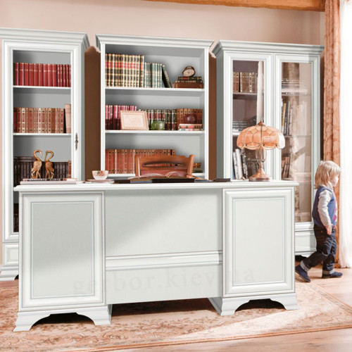 Фото письмового столу КЕНТУКІ BIU2D2S БРВ ВМК в інтер'єрі кабінету