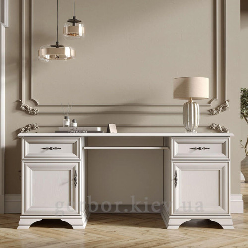 Фото письмового столу КЕНТУКІ BIU2D2S БРВ ВМК в інтер'єрі кабінету