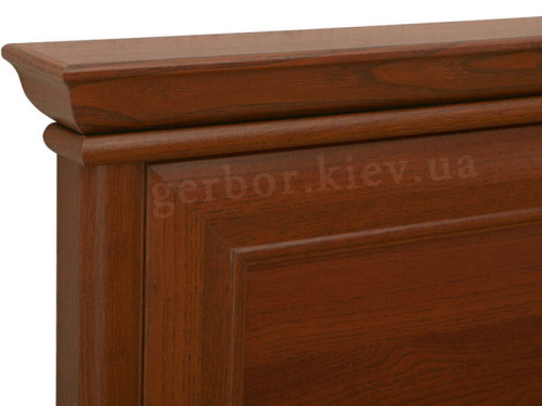 Фото ліжка 160 (каркас) СОНАТА Гербор у кольорі каштан – узголів'я