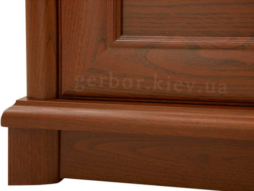 Фото ліжка 160 (каркас) СОНАТА Гербор у кольорі каштан – цоколь