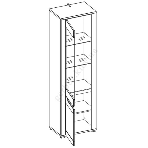 Фото витрины YORK Y5 BOGFRAN – схема наполнения