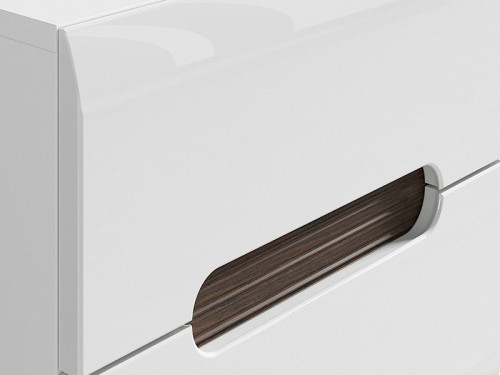 Фото спальні AZTECA TRIO TETRIX BRW – ручка приліжкової тумби