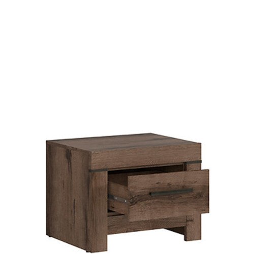 Фото прикроватной тумбочки BALIN KOM1S BRW дуб монастери – наполнение