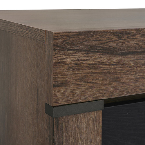 Фото отделки тумбочки BALIN KOM1S BRW