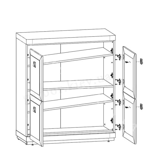 Фото тумби ОРЕГОН KOM4D БРВ (ВМК) – схема наповнення