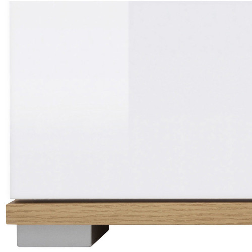 Фото дитячої TETRIX / ZELE BRW дуб вотан / білий глянець – ніжки