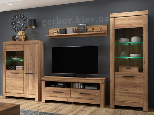 Фото  вітальні модрина sibiu золота