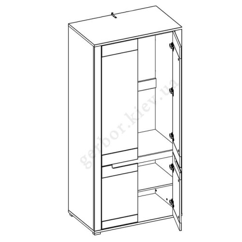 Фото шкафа YORK Y7 BOGFRAN – схема наполнения