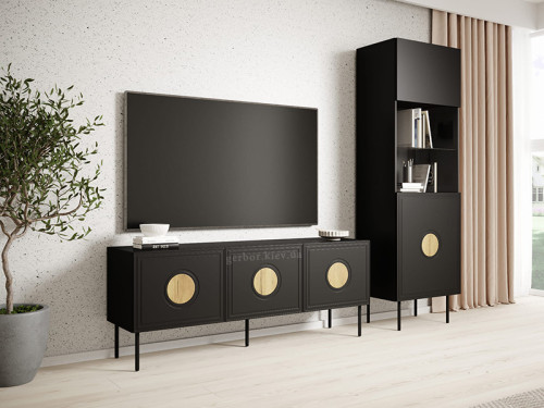 Фото тумби ТВ PALAZZO 150 3D CAMA MEBLE в інтер'єрі вітальні