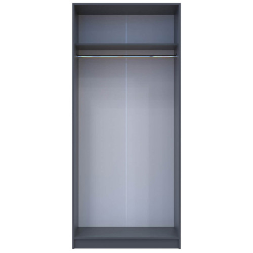 Фото шафи 2 ДСП ПРОМО ДОРОС (DOROS) графіт – наповнення