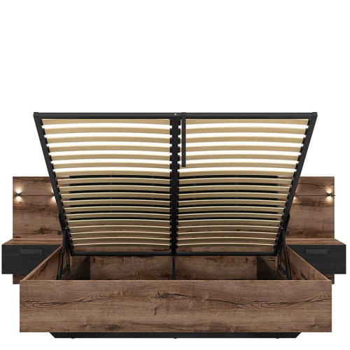 Фото кровати LOZ/180/B с подъемным механизмом KASSEL BRW – вид спереди