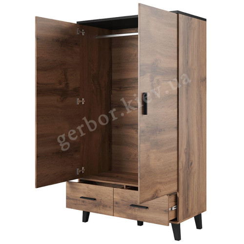 Фото шкафа 2D2S LOTTA CAMA MEBLE дуб вотан – схема наполнения