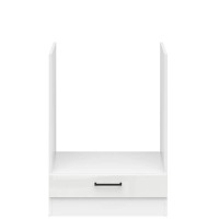 JUNONA LINE Тумба під плиту DPK/60/82 BBL BRW крейдяний глянець