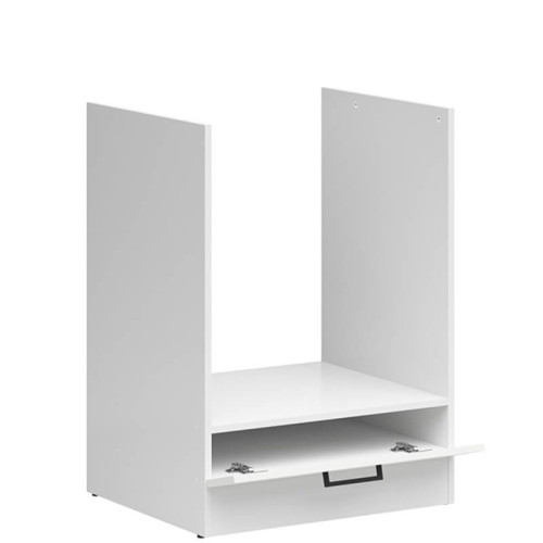 Фото тумби під плиту JUNONA LINE DPK/60/82 BBL BRW крейдяний глянець – наповнення