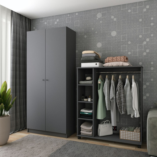 ПРОМО Шафа з полицями 2 ДСП ДОРОС (DOROS)