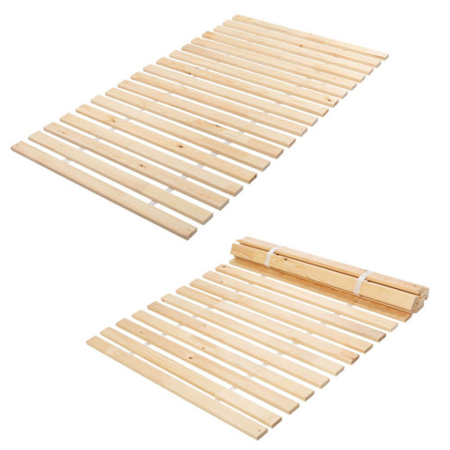 Фото ламелей для кровати с тумбочками KASSEL LOZ/180/A BRW