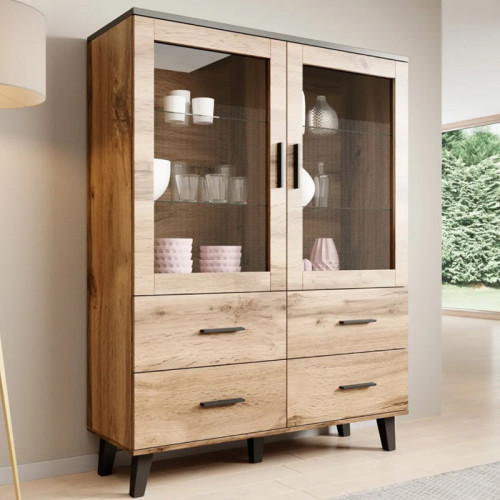 Фото витрины 120 2D4S LOTTA CAMA MEBLE дуб вотан в интерьере