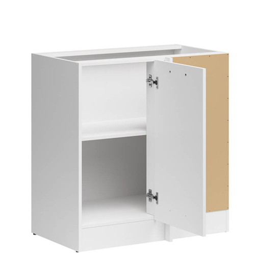 Фото правої кутової тумби JUNONA LINE DNW/100/82P BBL BRW крейдяний глянець – наповнення