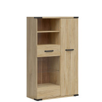 LARA Вiтрина REG1D1W/90 BRW LARA Вiтрина REG1D1W/90 BRW