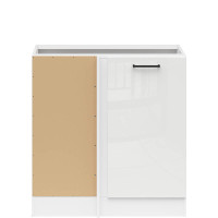 JUNONA LINE Тумба кутова ліва DNW/100/82L BBL BRW крейдяний глянець JUNONA LINE Тумба кутова ліва DNW/100/82L BBL BRW крейдяний глянець
