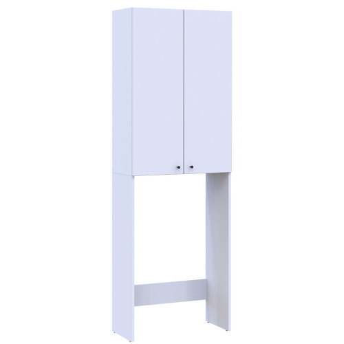 Фото білої шафи для пральної машини ЛОЛА ДОРОС (DOROS) – вигляд збоку