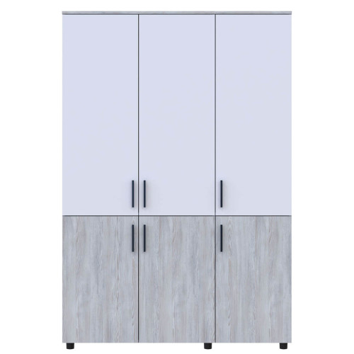 Фото шафи ТОРН 3 ДСП полиці ДОРОС (DOROS) сосна натті / білий – вигляд спереду