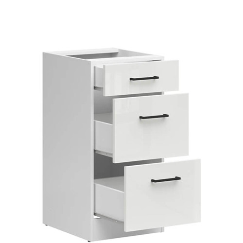 Фото тумби JUNONA LINE D3S/40/82 BBL BRW крейдяний глянець – наповнення