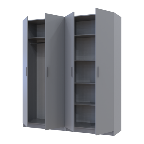 ПРОМО Шафа з полицями 2+2 ДСП ДОРОС (DOROS)