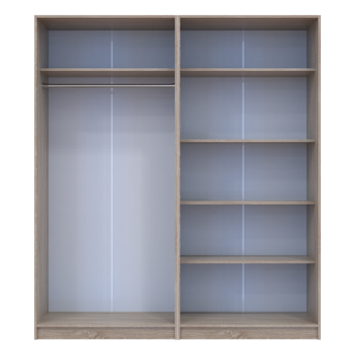 ПРОМО Шафа з полицями 2+2 ДСП ДОРОС (DOROS)