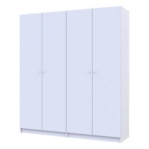 Фото шафи з полицями 2+2 ДСП ПРОМО ДОРОС (DOROS) білий