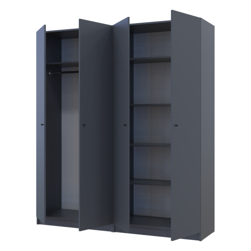 ПРОМО Шафа з полицями 2+2 ДСП ДОРОС (DOROS)