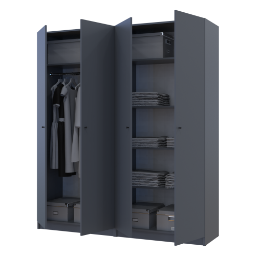 ПРОМО Шафа з полицями 2+2 ДСП ДОРОС (DOROS)