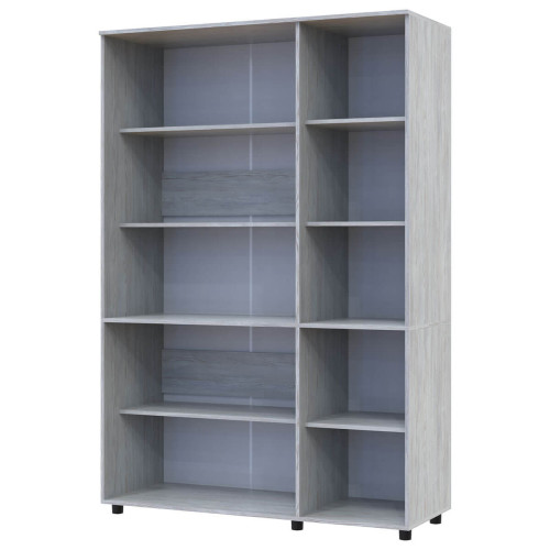 Фото шафи ТОРН 3 ДСП полиці ДОРОС (DOROS) сосна натті  – вигляд збоку наповнення