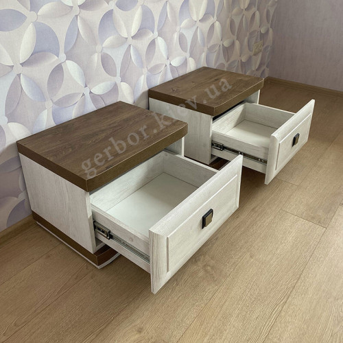 Фото приліжкової тумбочки ОРЕГОН KOM1S БРВ (ВМК) від покупця – комплект з 2-х тумб