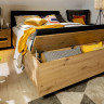 Фото мебели для спальни OSTIA BRW – сидение с нишей в изножье кровати