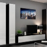 Фото комплекта мебели для гостиной VIGO 1 CAMA MEBLE черный / белый глянец